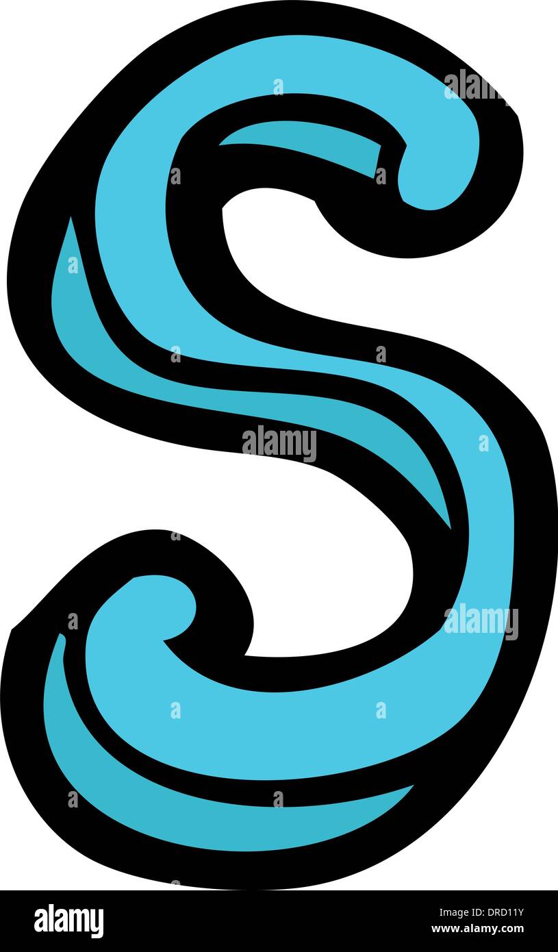 cartoon letter S Stock Vector Image & Art - Alamy