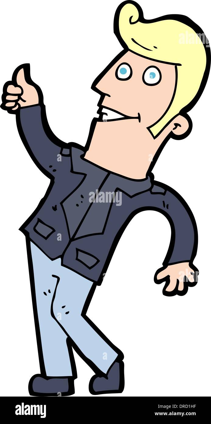 cartoon man giving thumbs up sign Stock Vector Image & Art - Alamy