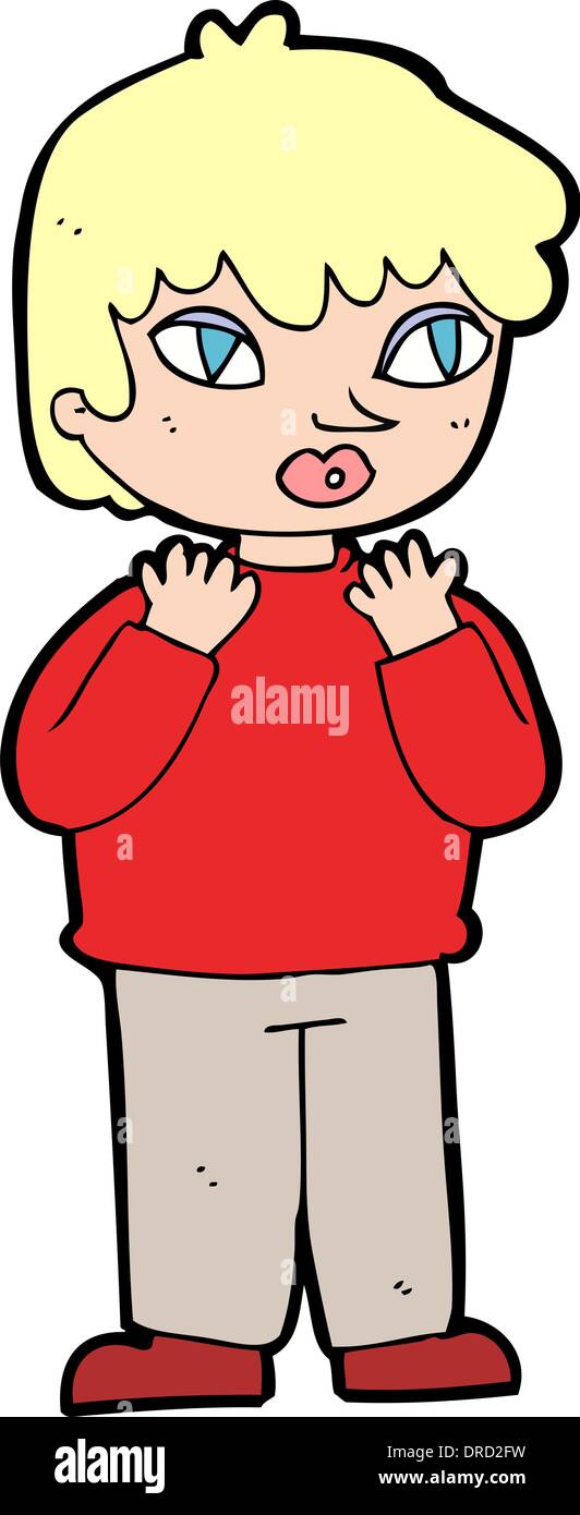 cartoon worried person Stock Vector Image & Art - Alamy