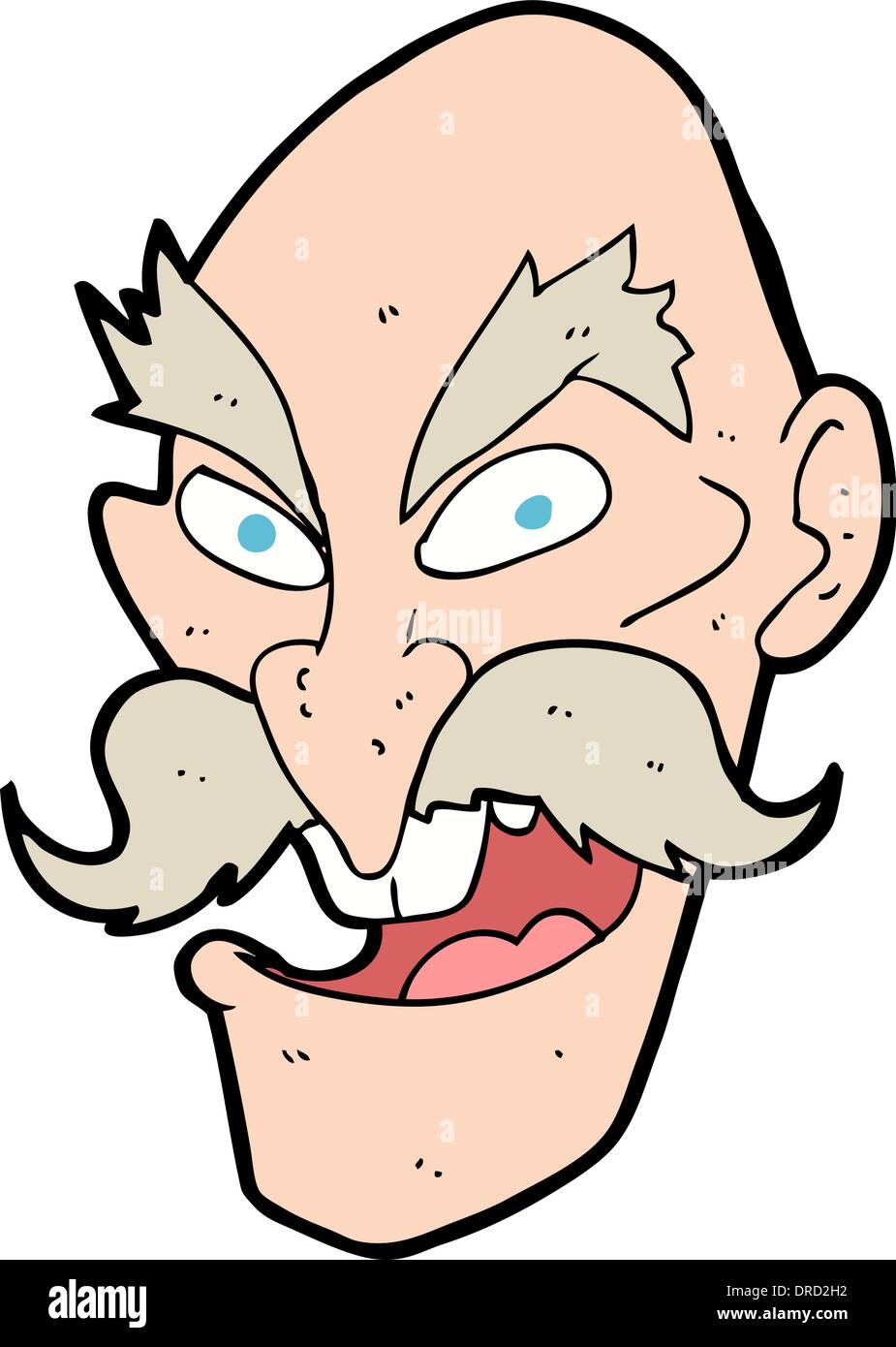 cartoon evil old man face Stock Vector Image & Art - Alamy