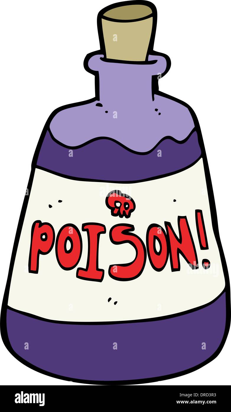 Poison Bottle Cartoon
 cartoon bottle of poison Stock Vector Image & Art Alamy