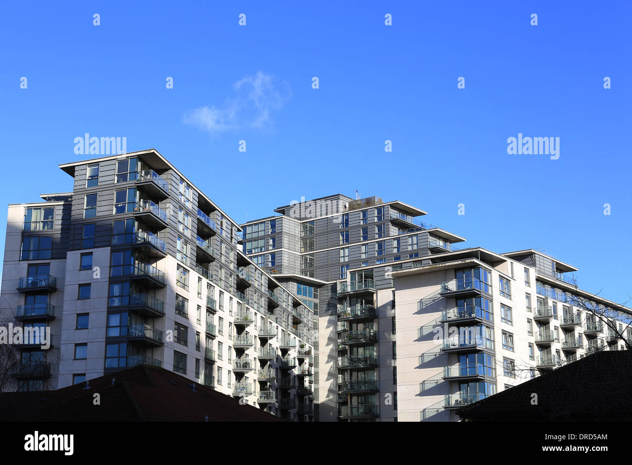 Birmingham City centre apartments Stock Photo Alamy