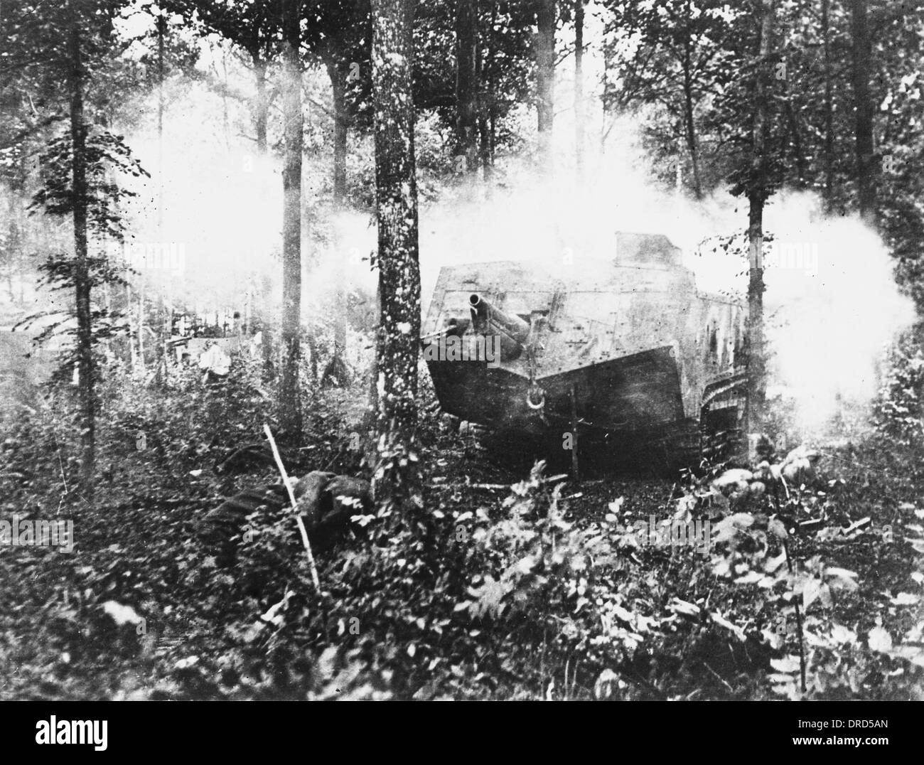 French tank WWI Stock Photo