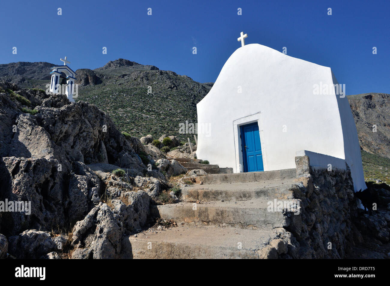 Cretan  church Stock Photo
