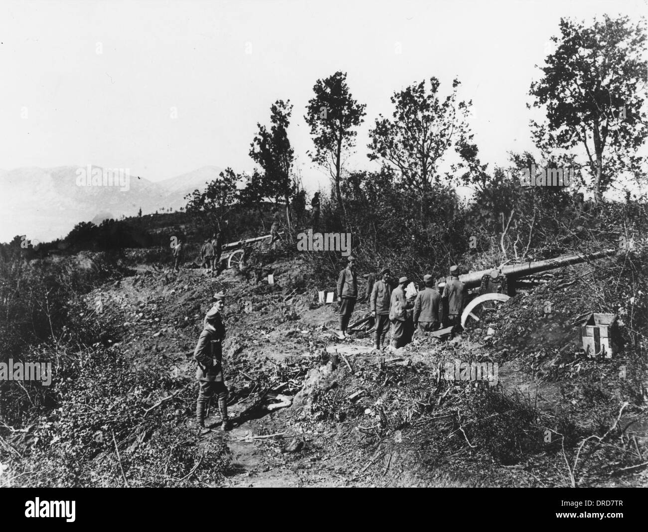 Turkish Cannon WWI Stock Photo