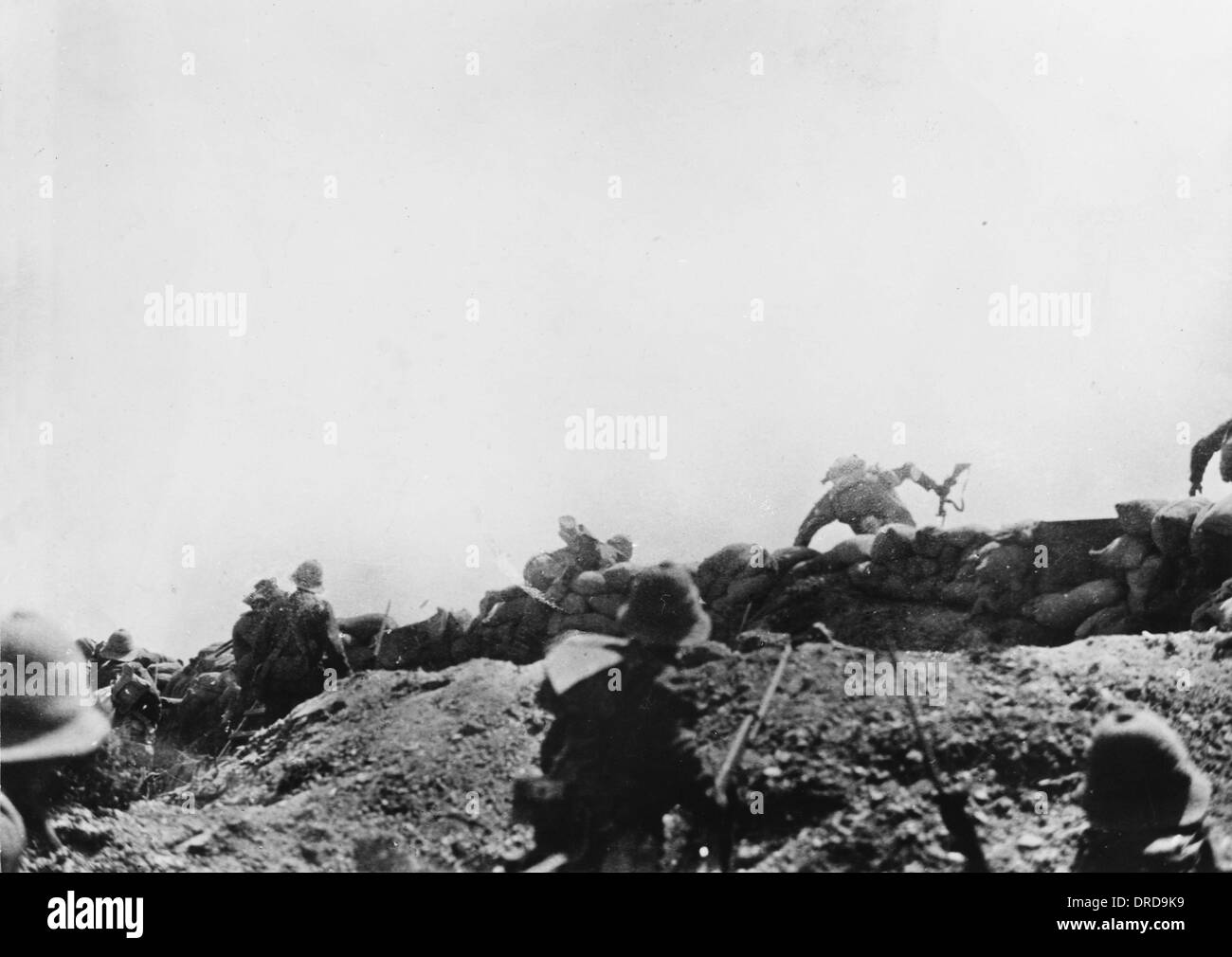 Soldier from 1st attack Black and White Stock Photos & Images - Alamy
