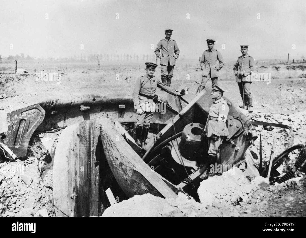 Fort Loncin, Belgium WWI Stock Photo
