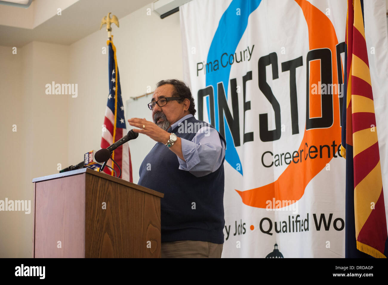 Tucson Arizona Usa 23rd Jan 2014 Rep Raul Grijalva D Ariz