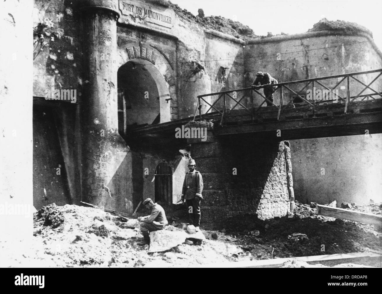 Manonviller fort WWI Stock Photo