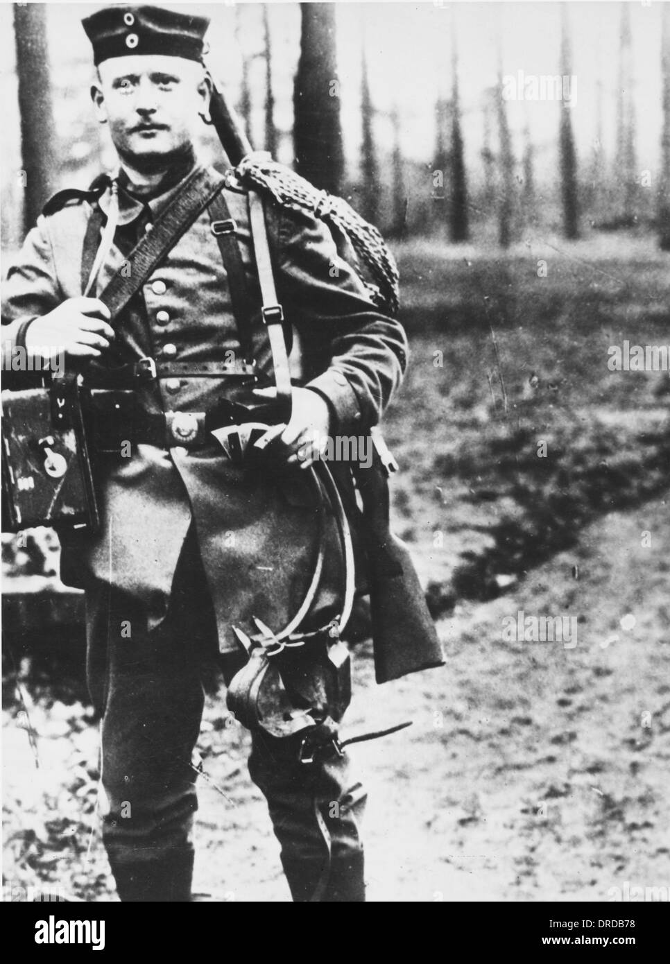 German telegraphist WWI Stock Photo