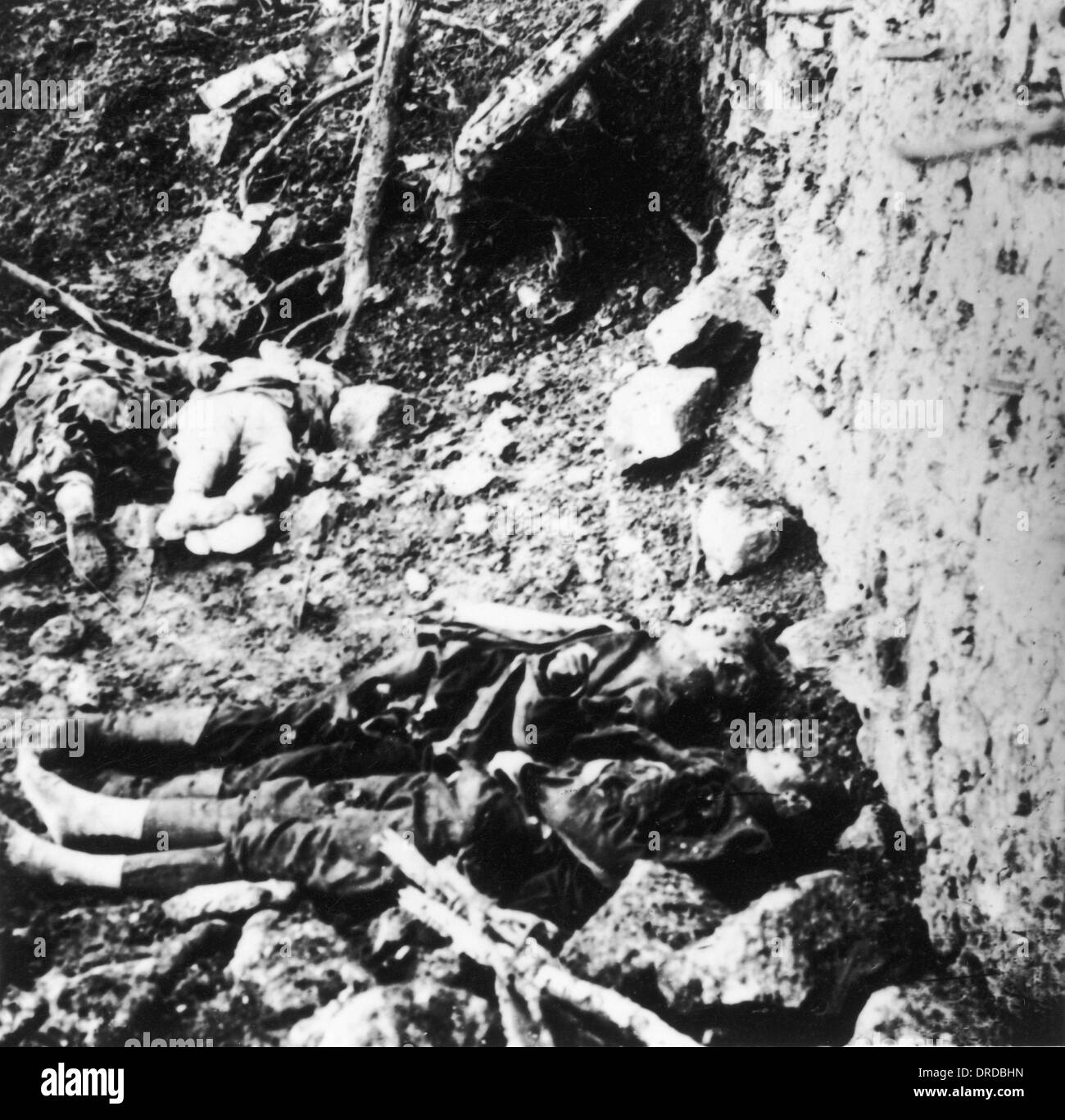 Dead bodies WWI Stock Photo