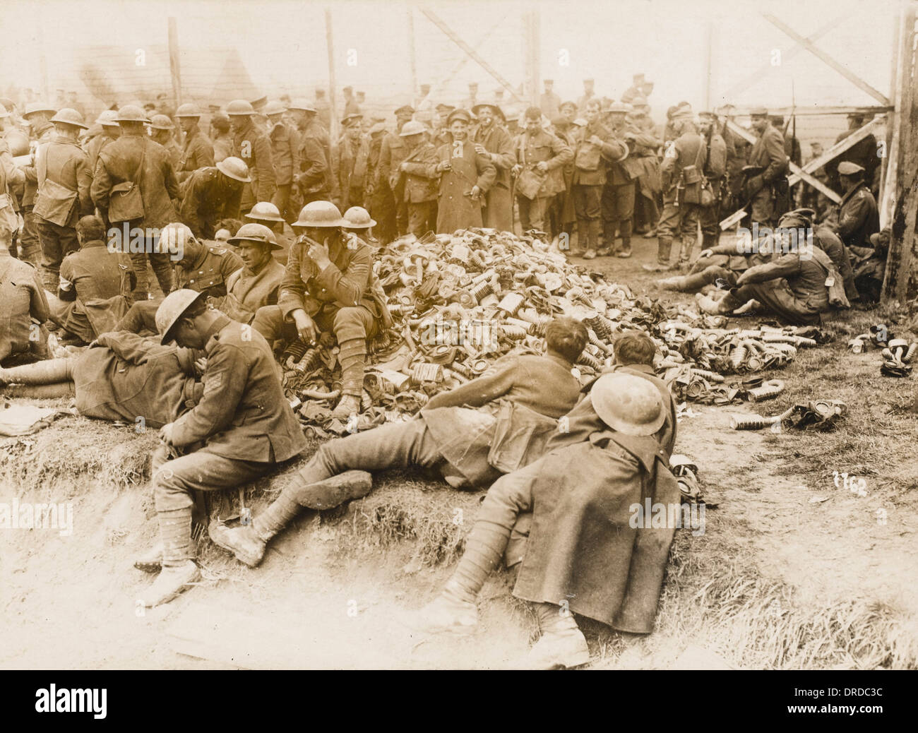 British prisoners WWI Stock Photo