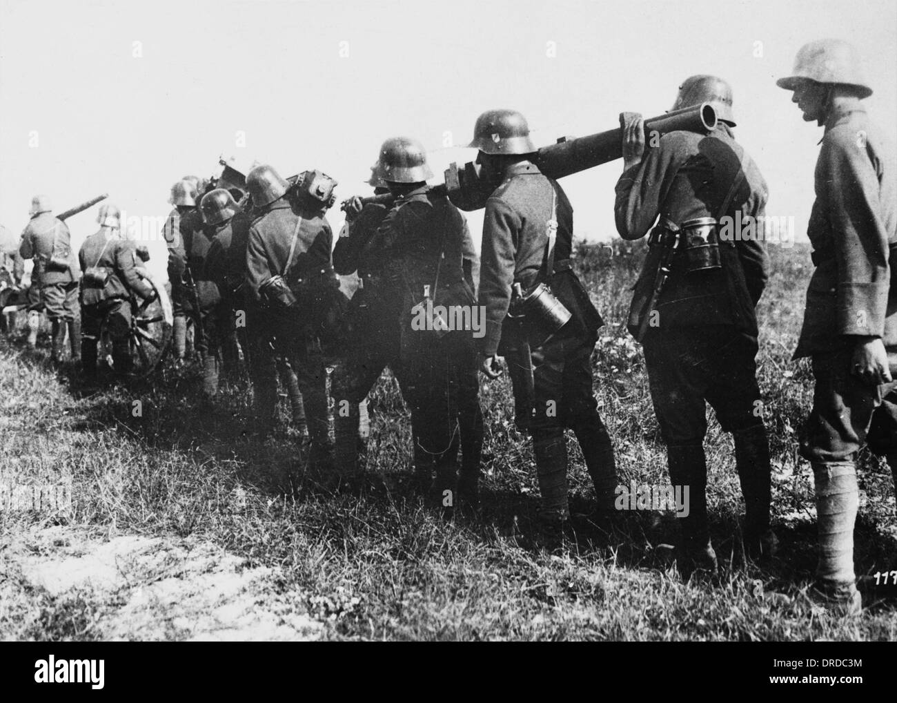German infantry WWI Stock Photo