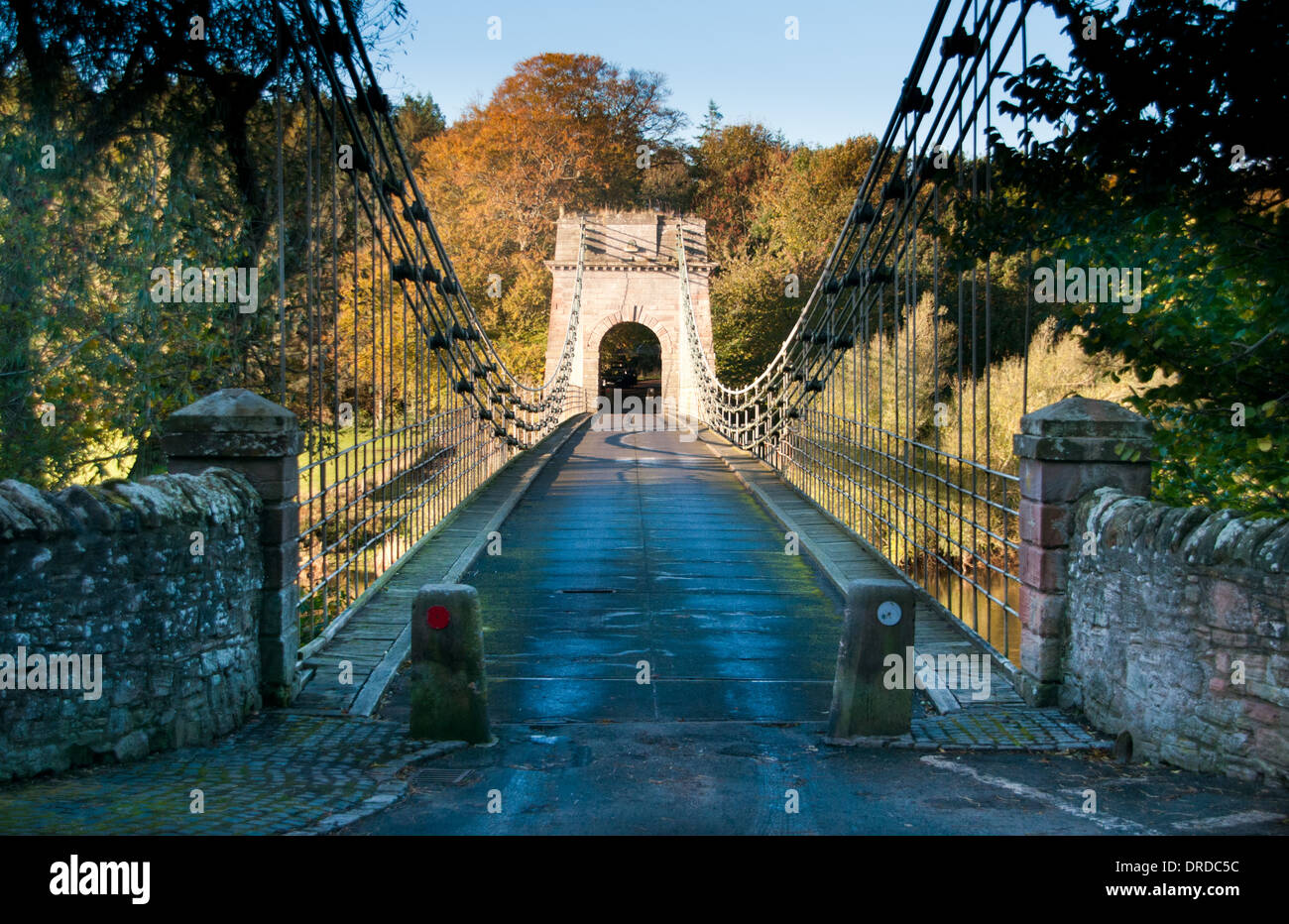 The Union Chain Bridge the worlds oldest suspension bridge still carry