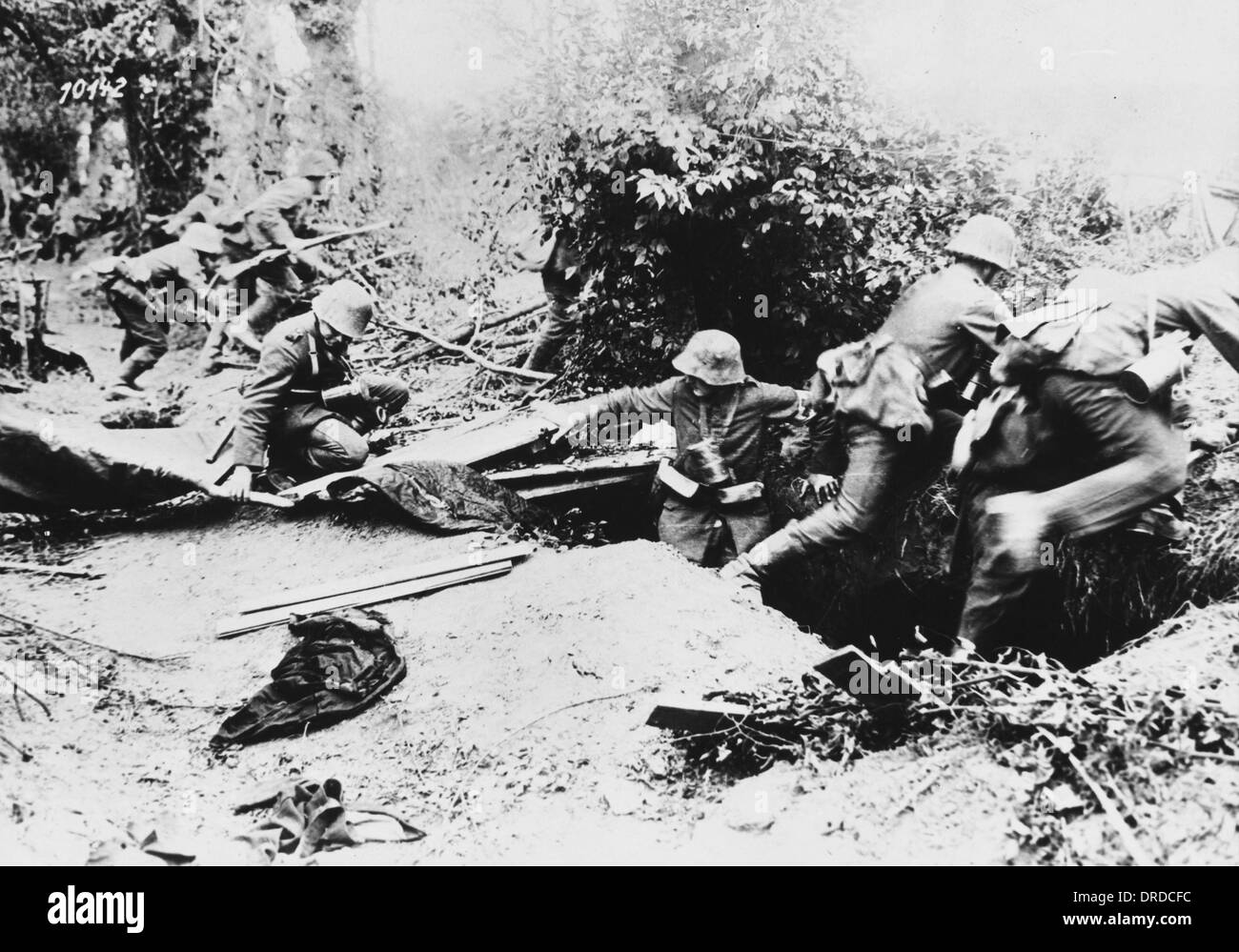 German infantry WWI Stock Photo