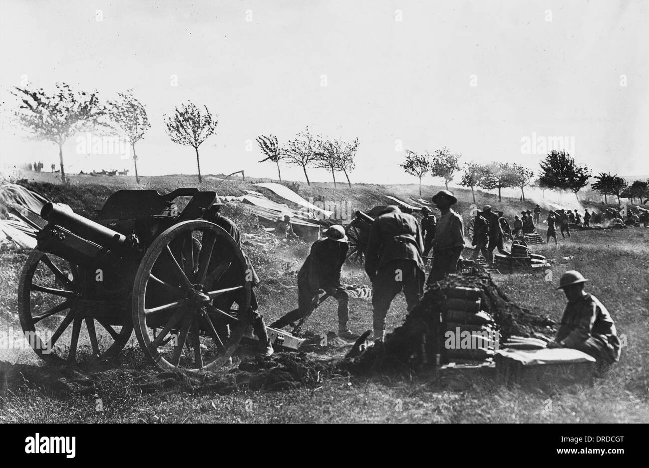 Austrian artillery WWI Stock Photo