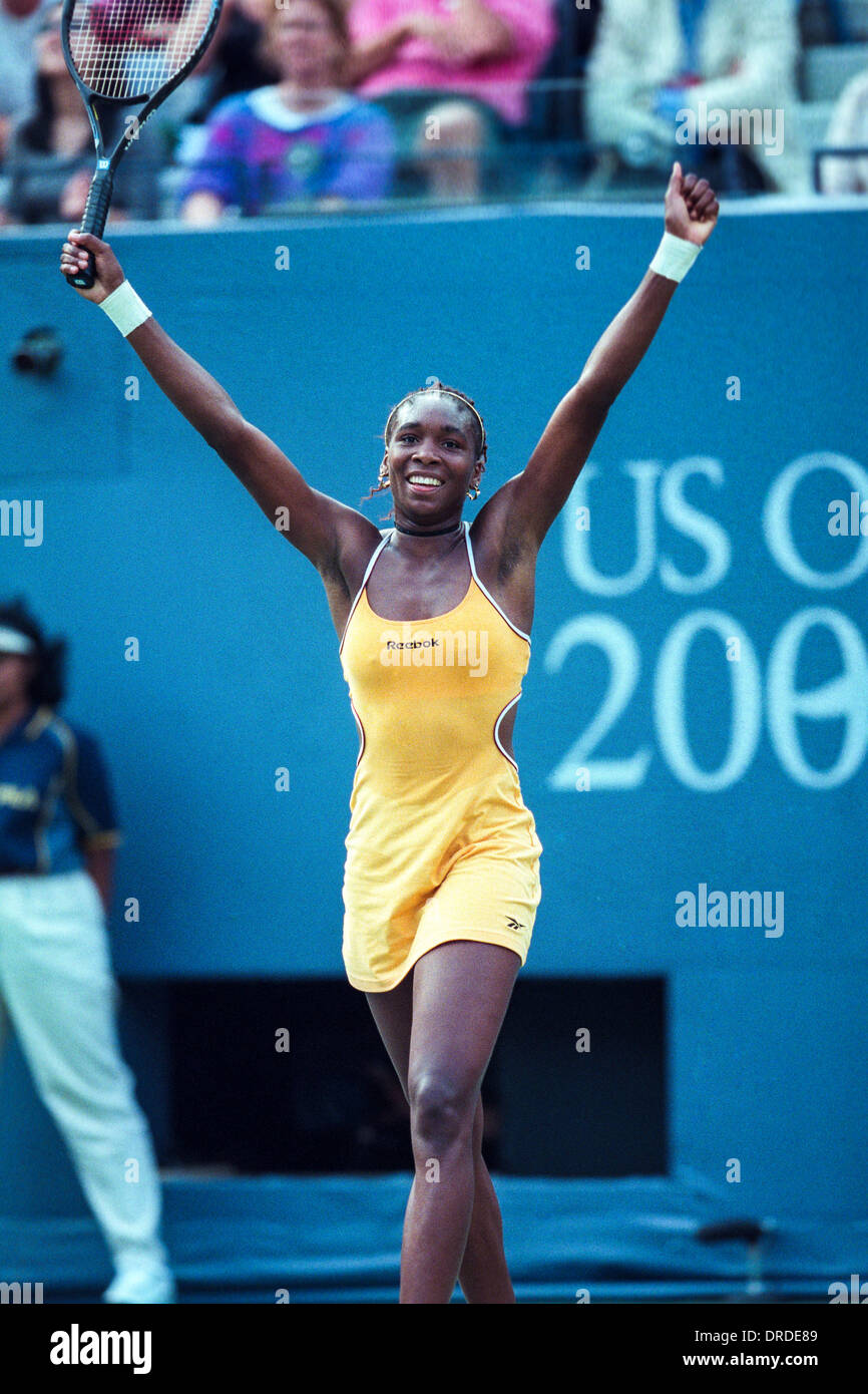 Venus Williams at the 2000 US Open Tennis Championships Stock Photo - Alamy