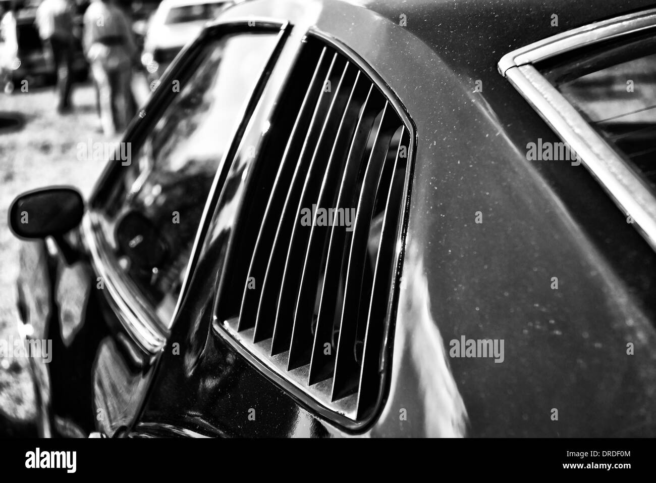 Ventilation grilles Mid-size car Pontiac Grand Am, (black and white) Stock Photo