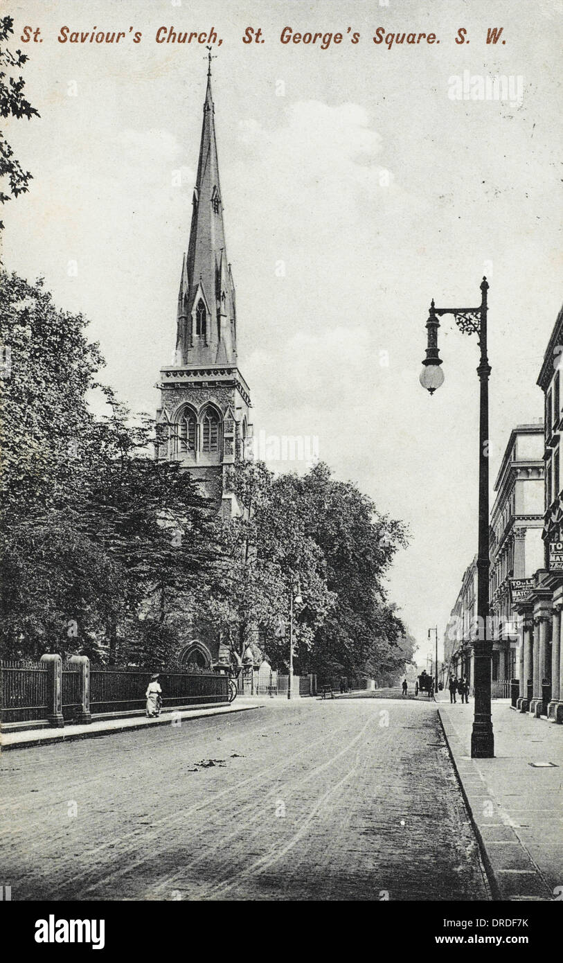 St Saviour's Church - St George's Square Stock Photo