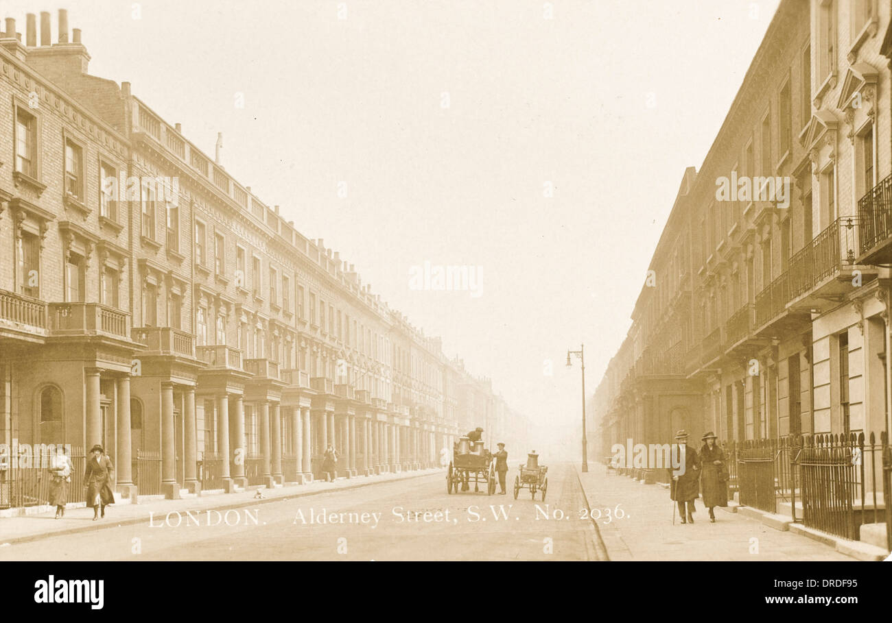 Alderney Street, Pimlico, London Stock Photo - Alamy