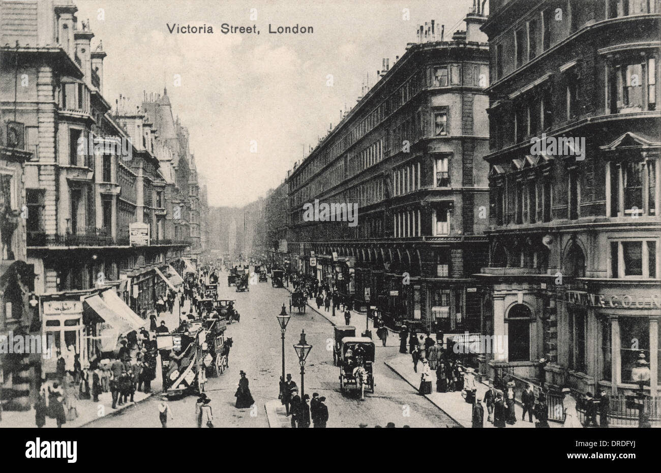 Victoria Street, Pimlico, London Stock Photo