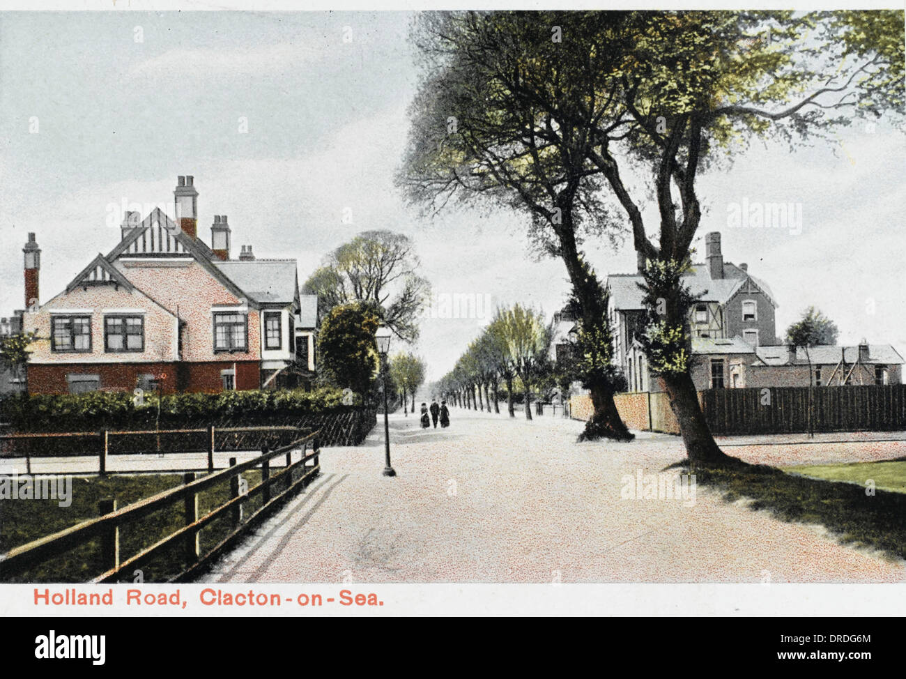ClactononSea Holland Road Stock Photo Alamy
