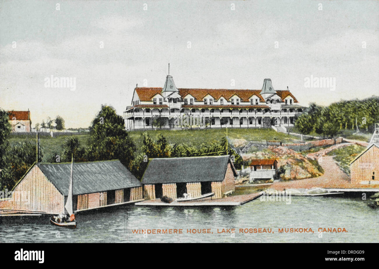 Canada Lake Rosseau, Muskoka Stock Photo Alamy