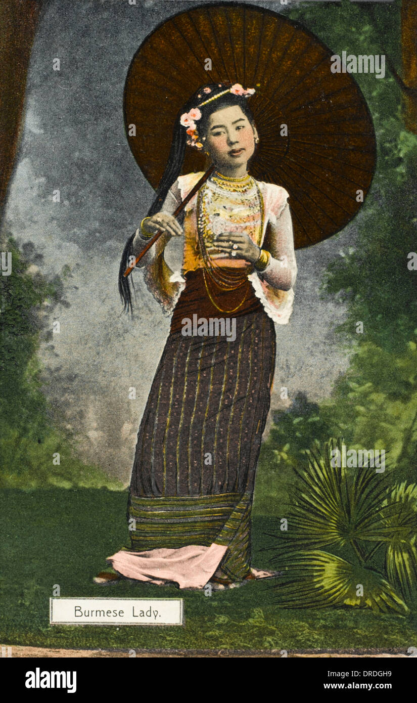 Burma (Myanmar) - Traditional Costume (4/4) Stock Photo