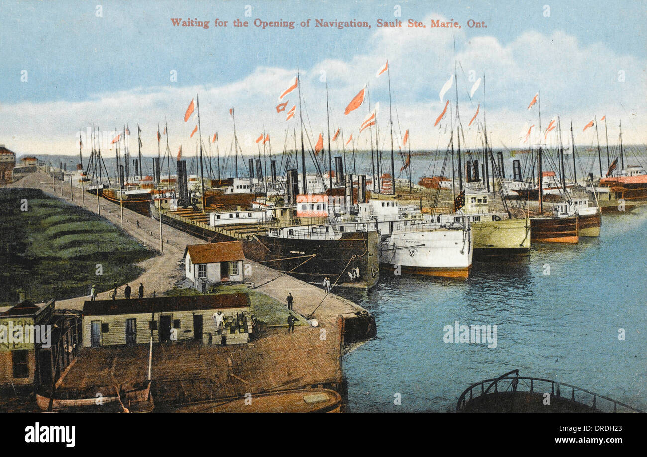 Sault Ste Marie Ontario Canada Stock Photo Alamy