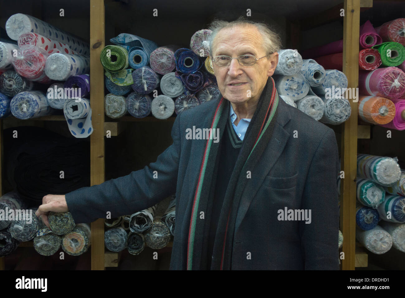 Leo Epstein.  Last Jewish tailor on Brick Lane Stock Photo