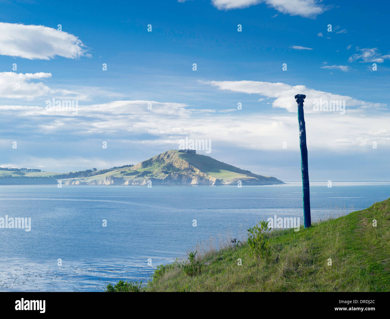 View of Waikouaiti Harbor and the Cornish Head at Karitane, Otago, New