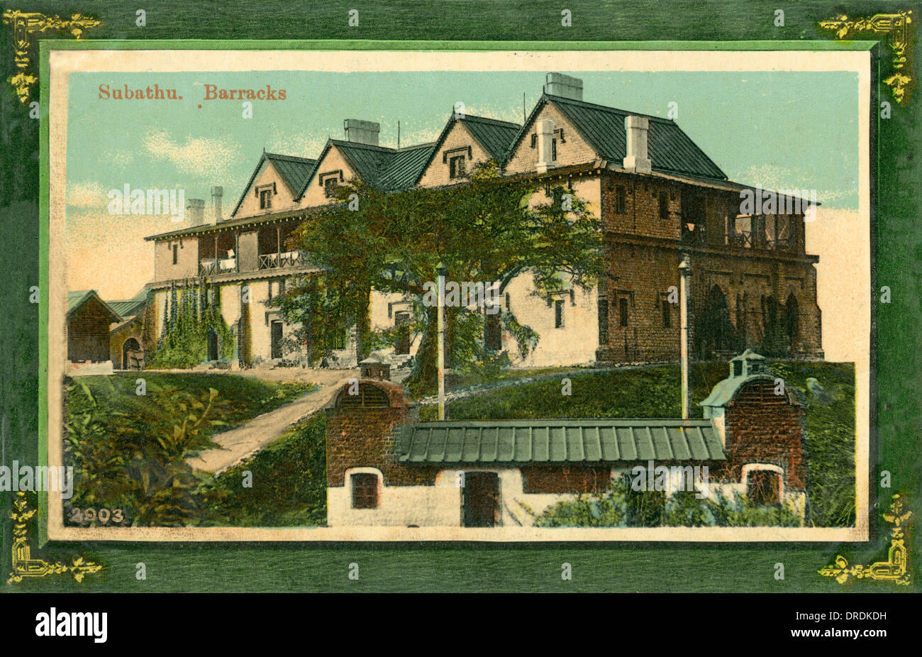 Subathu Subathu, Shimla, India - The Barracks Stock Photo - Alamy