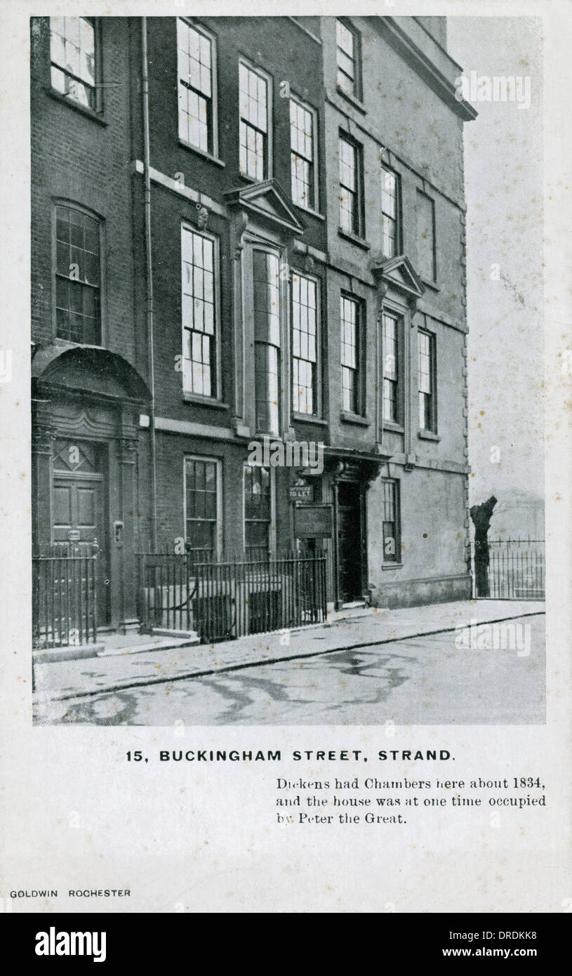 15 Buckingham Street, Strand, London Stock Photo