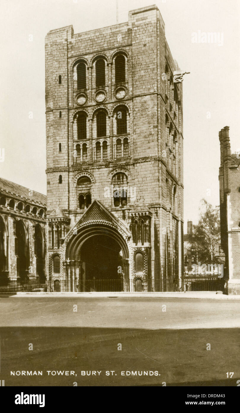 Norman Tower, Bury St Edmunds, Suffolk Stock Photo