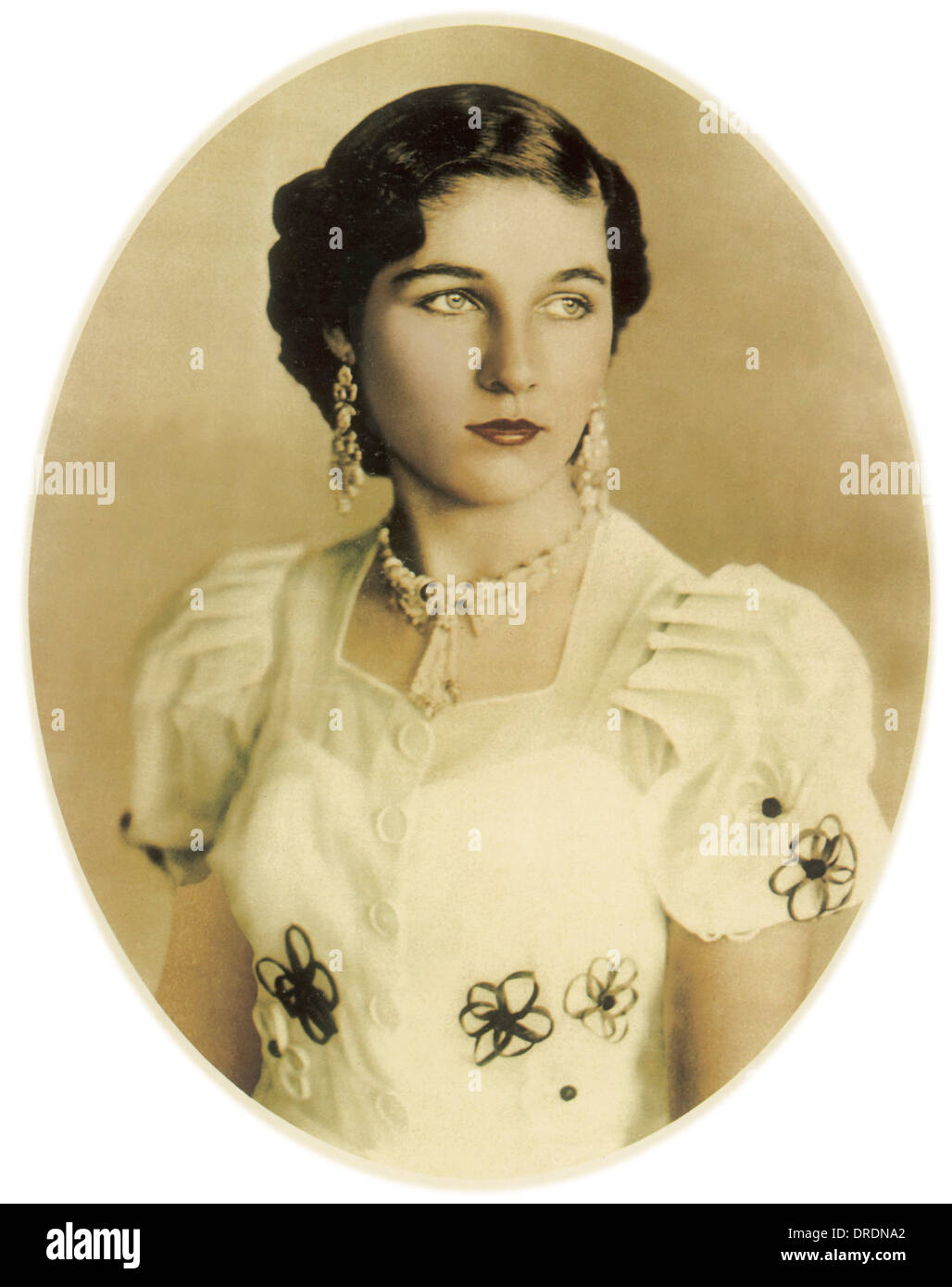 Fawzia Shirin Egyptian Princess Stock Photo Alamy