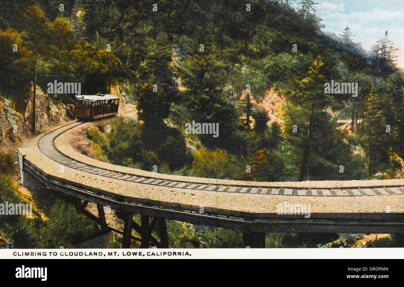 Mount Lowe scenic railway Stock Photo - Alamy