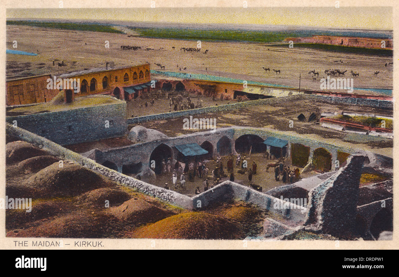 The Maidan (Square) at Kirkuk, Iraq Stock Photo