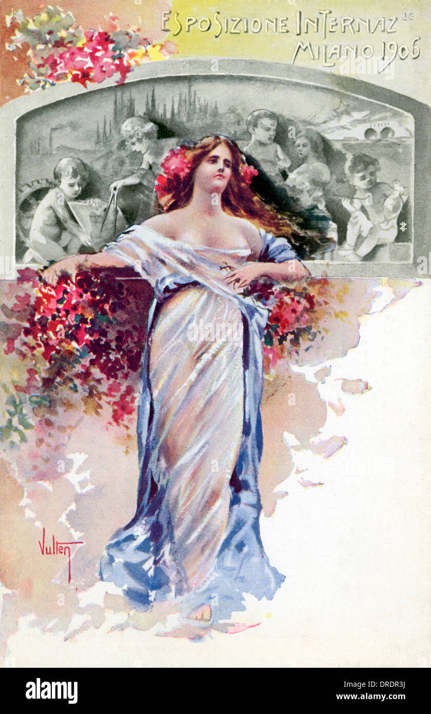 International Exhibition Milan, Italy 1906 Stock Photo Alamy