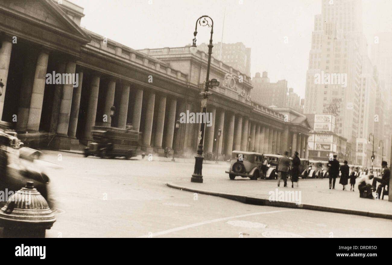 Pennsylvania Railroad Station, New York Stock Photo