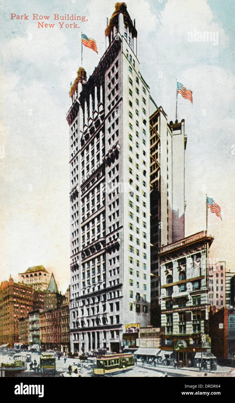 Park Row, New York Stock Photo