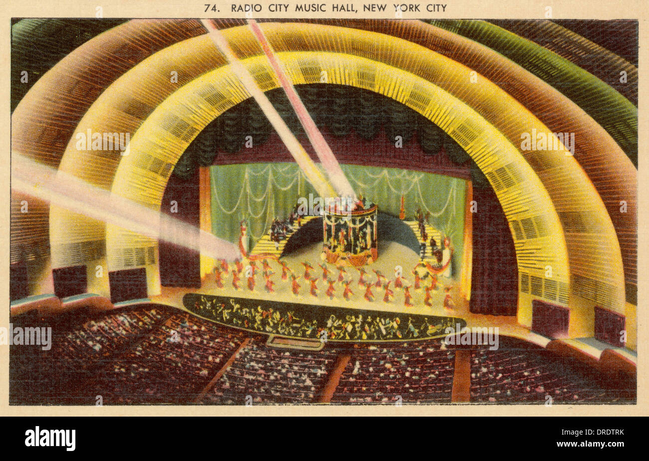 Radio City Music Hall Stock Photo - Alamy