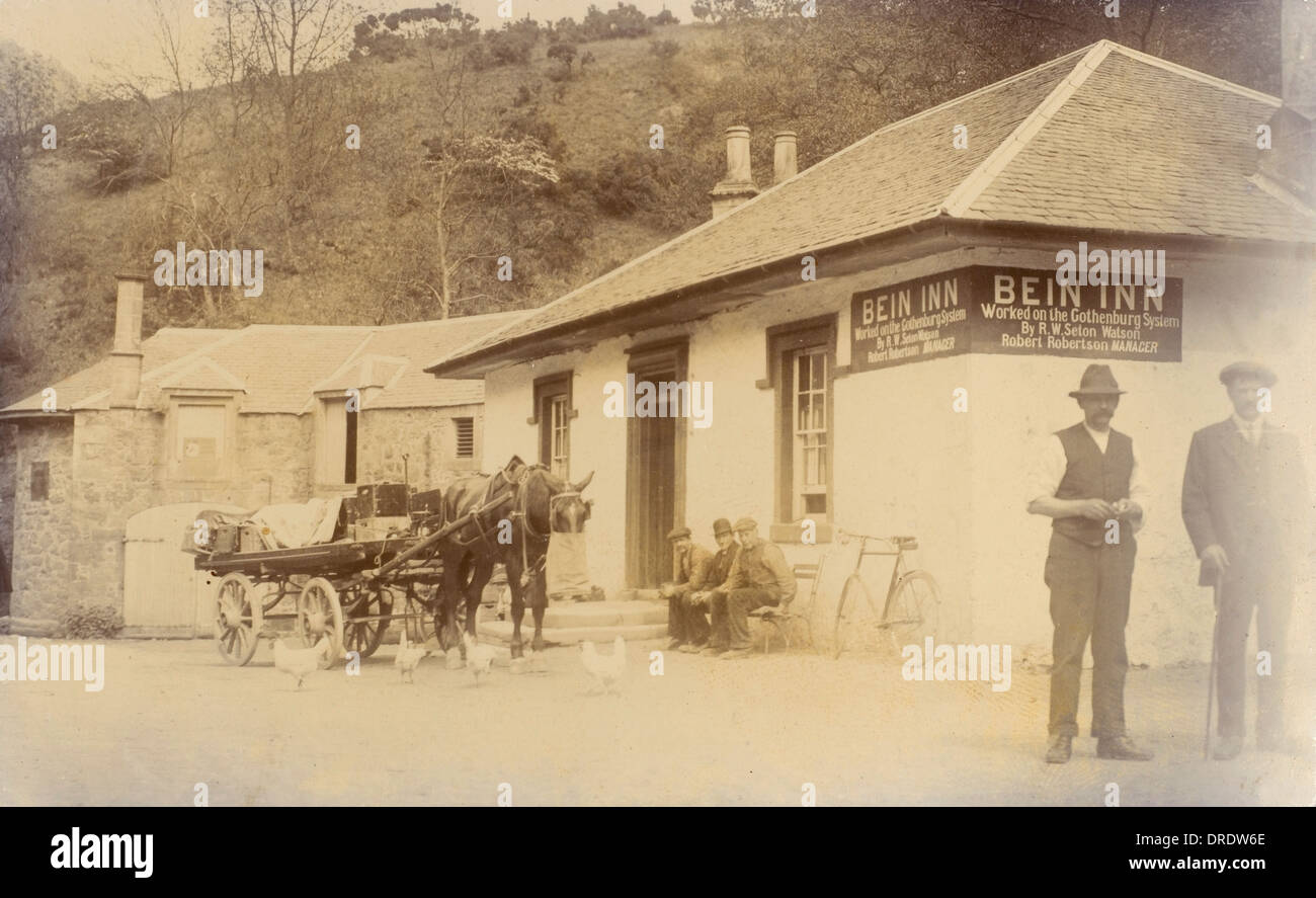 Scotland, Glenfarg (near Perth) - The Bein Inn Stock Photo