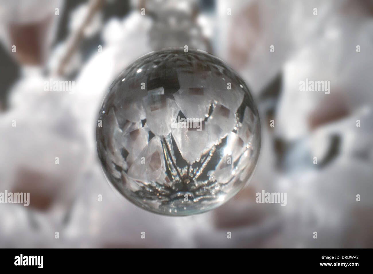 Hanging crystal ball Stock Photo Alamy