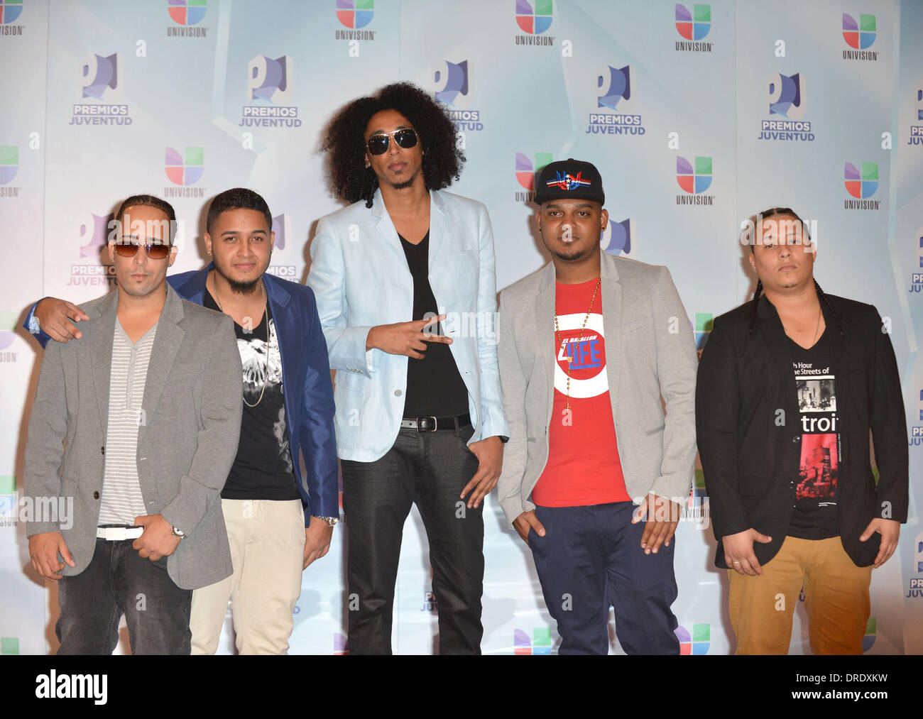 El Batallon Univision's Premios Juventud Awards at Bank United Center ...