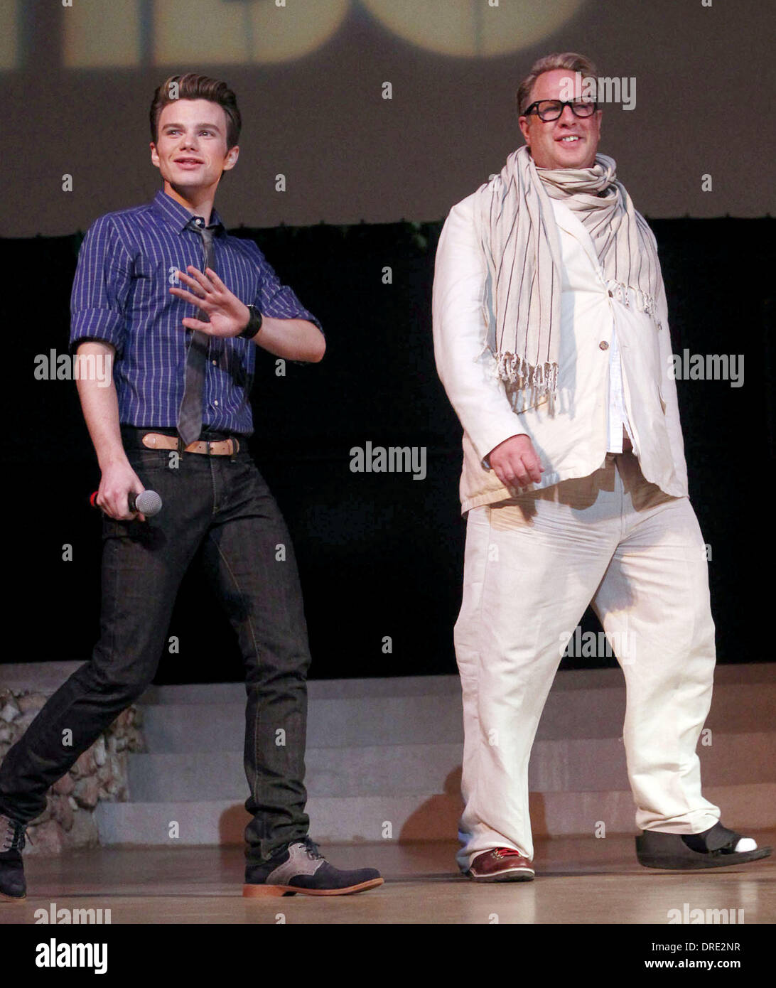 Chris Colfer, Brian Dannelly Closing Night Gala 2012 Outfest Ceremony ...