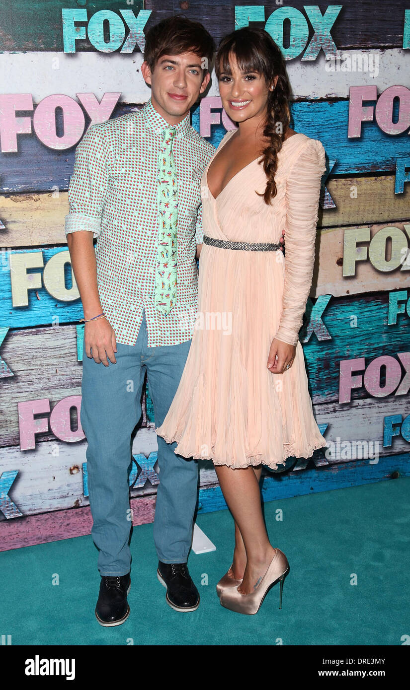 Kevin McHale and Lea Michele Fox All Star Party held at the Soho