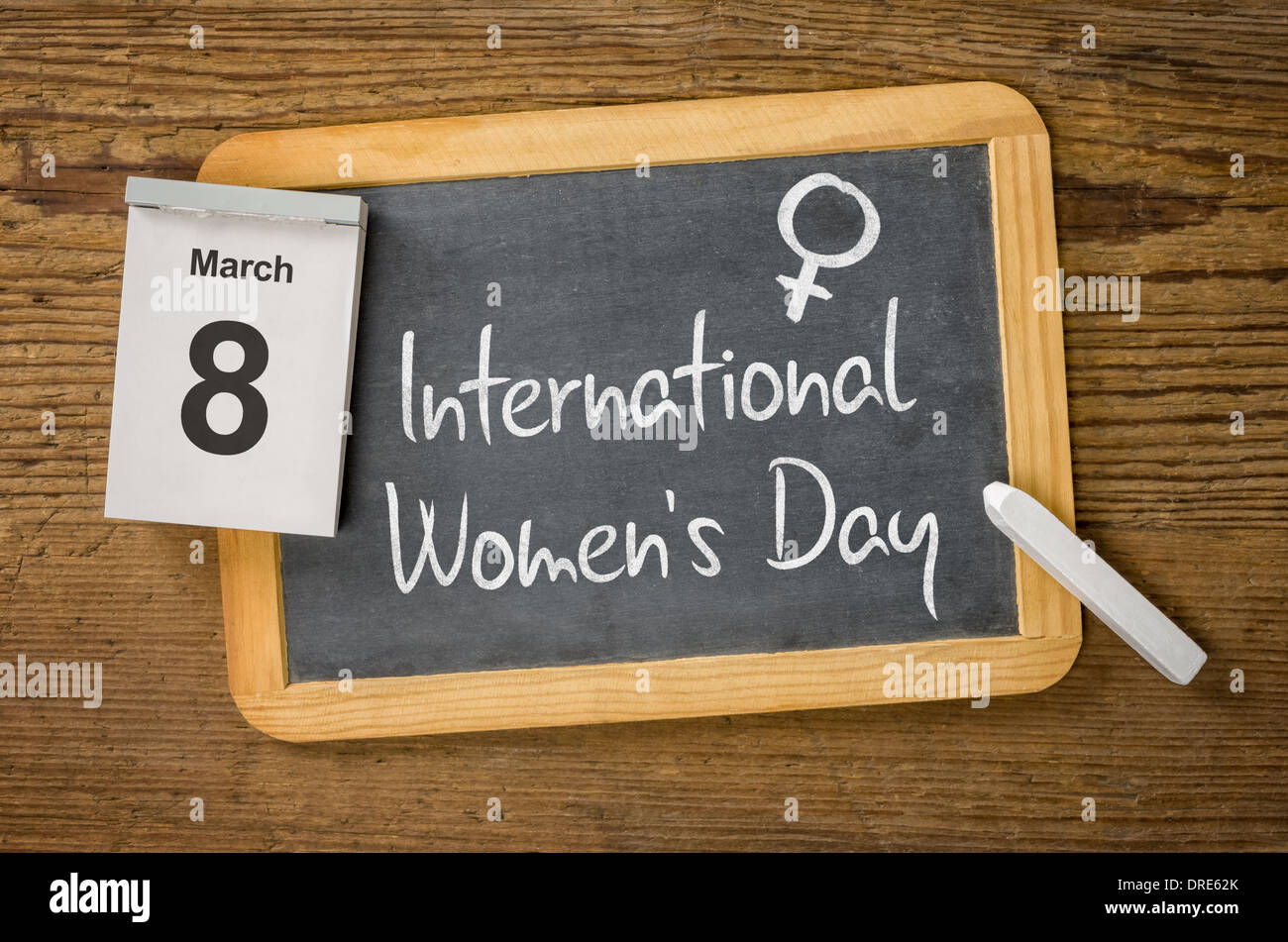 International Women's Day, March 8 Stock Photo