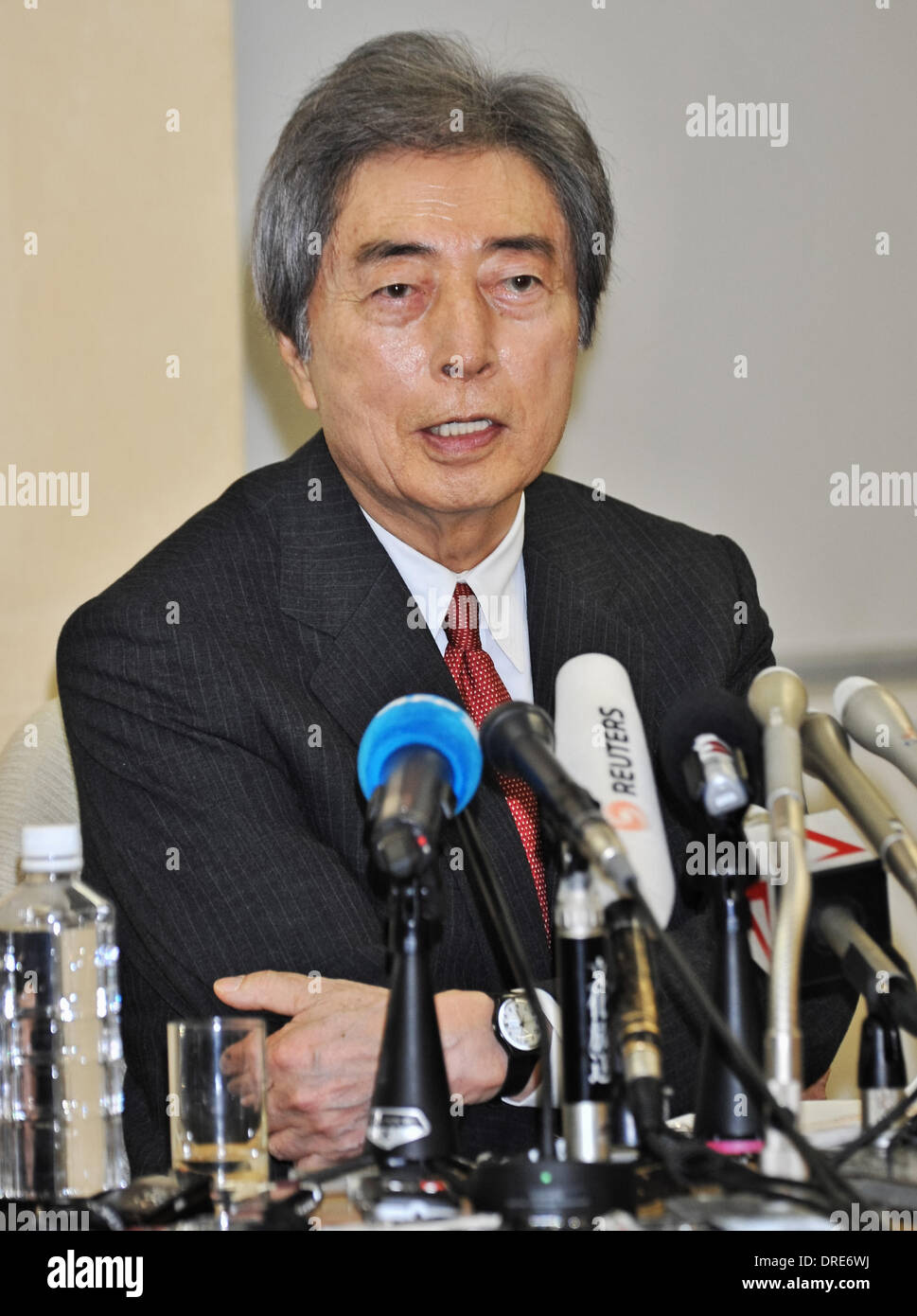 Tokyo, Japan. 22nd Jan, 2014. Japan's former Prime Minister Morihiro ...