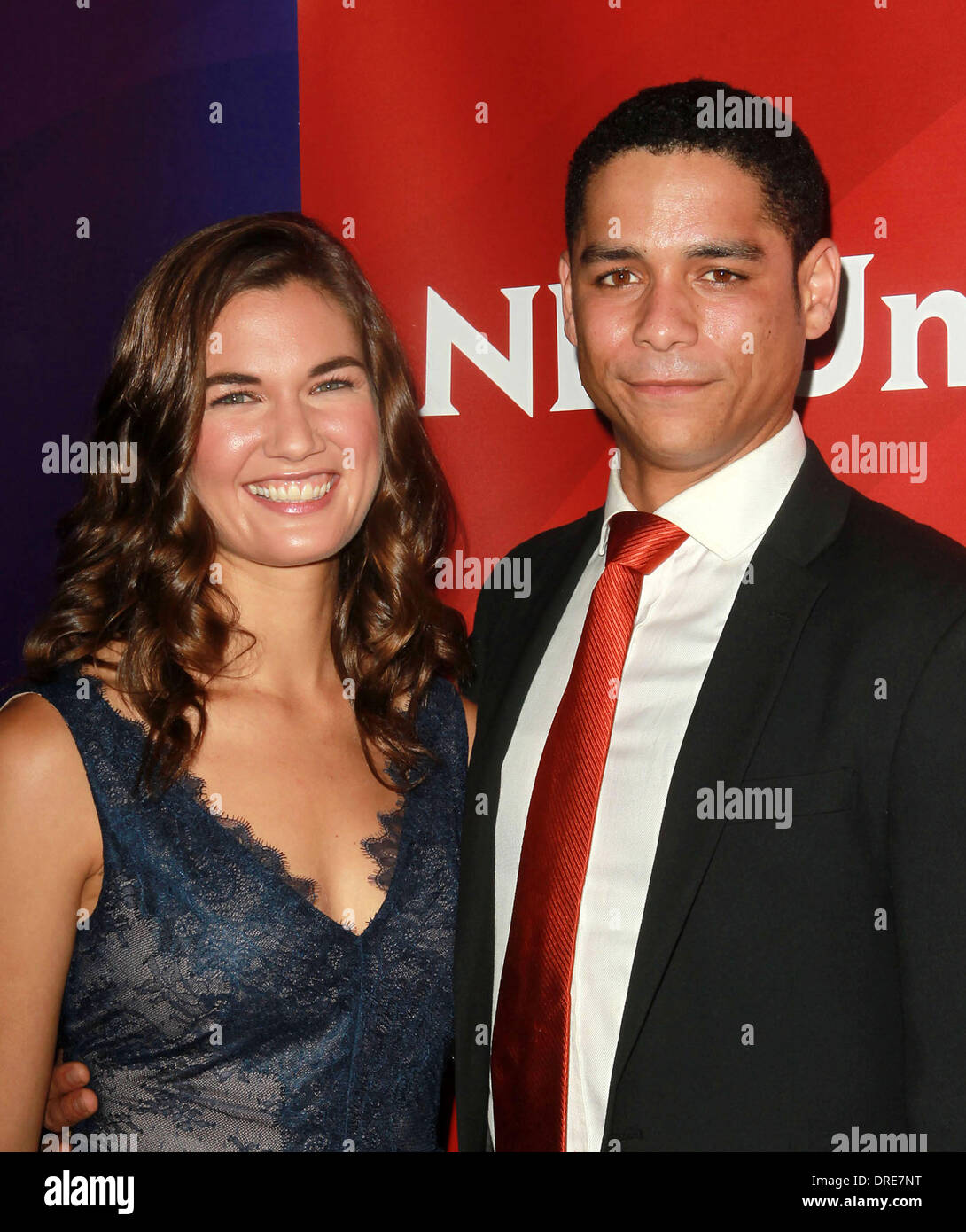 Teri Reeves And Charlie Barnett Nbc Universal Press Tour At Beverly Hilton Hotel Beverly Hills California 24 07 12 Stock Photo Alamy