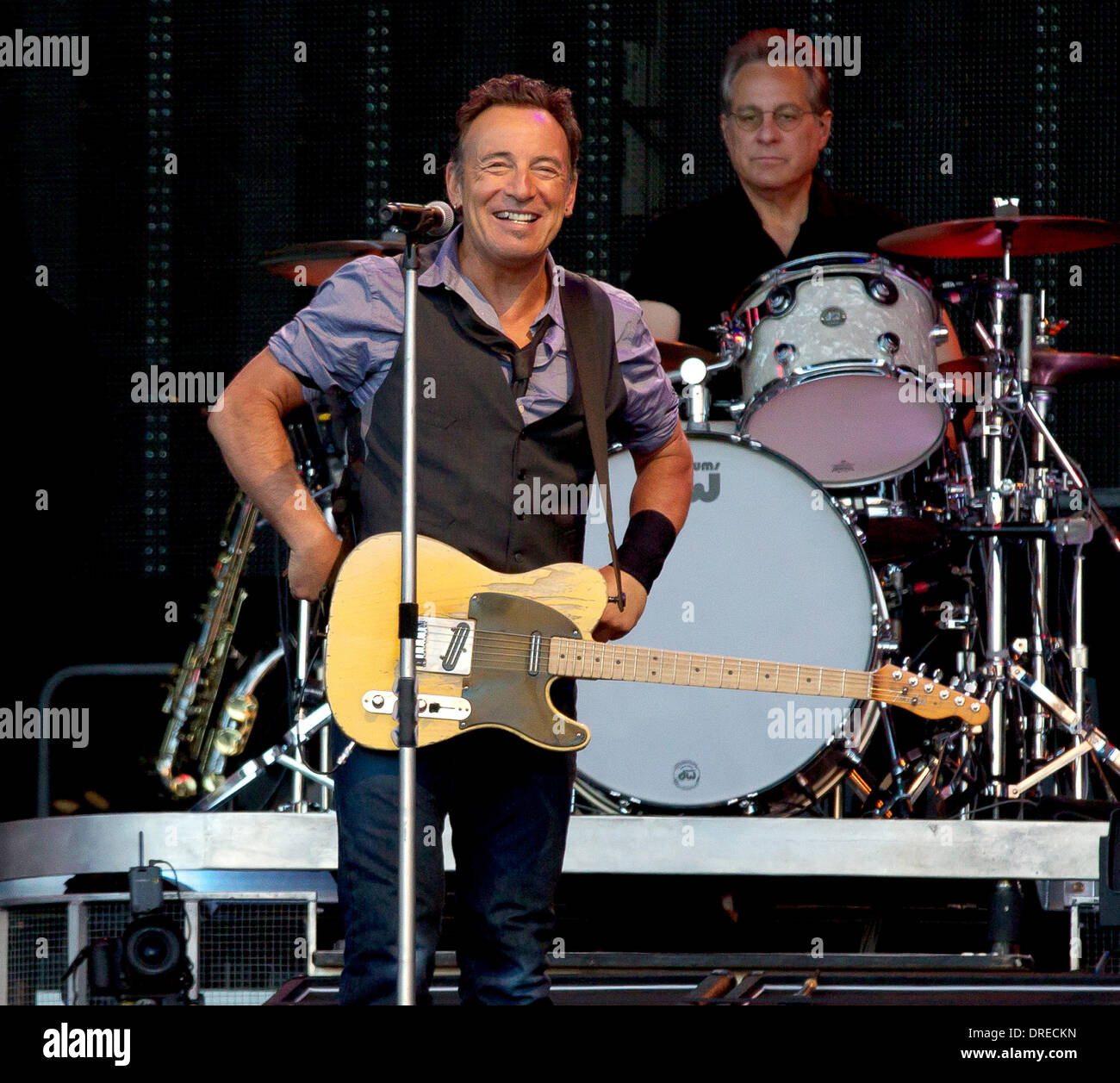 Bruce Springsteen performing at Ullevi Stadium in Gothenburg Gothenburg